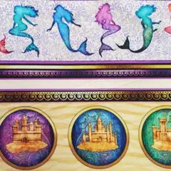 シーセレナーデマーメイドストライプパープル【ラスト】