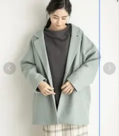 ローリーズファーム　ユルジャケット　ミント　グリーン