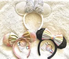 新品未使用　ディズニーランド40周年 ディズニーシー20周年　カチューシャ