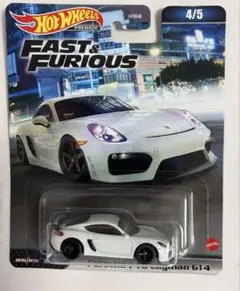 ホットウィール ワイルドスピード　ポルシェ　ケイマン　GT4のサムネイル