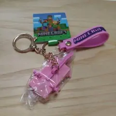 マイクラ　ウーパールーパー　キーホルダー　Minecraft