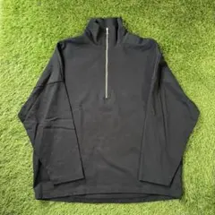 ※最終値下げ SLOBE IENA ブラック ハーフジップ長袖カットソー