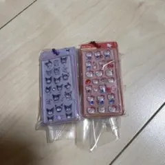 サンリオ ボンボンドロップシール第1弾　ガチャ ハローキティ クロミ 2種セット