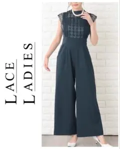 新品 ︎✿レースレディース ハイウエスト パンツドレス オールインワン サロペット