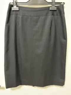 NATURAL BEAUTY BASIC ストライプ タイトスカート 膝丈