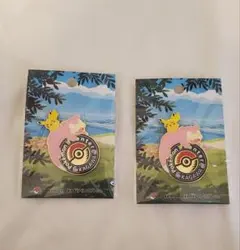 ポケモンセンターカガワ 香川　ヤドン ロゴピンズ2個セット1