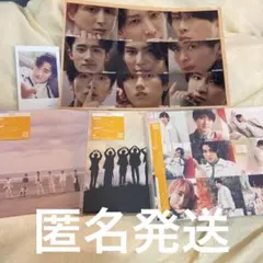 オレンジkiss SnowMan チェキ風カード、クリアファイル付き