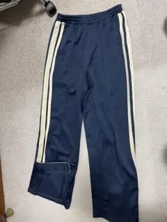 niko and… ラメサイドラインパンツ　ネイビー