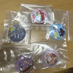 ディズニー　Disney 刺繍缶バッジ5個セット