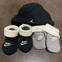 NIKE Jordan ベビー帽子 ソックス セット