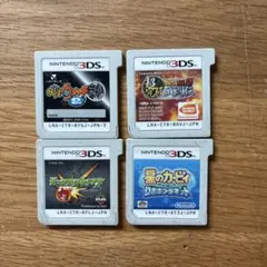 ニンテンドー3DS ソフト 4本セット