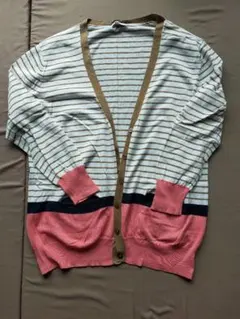 コットンニットボーダーカーディガン（マッキントッシュフィロソフィー）