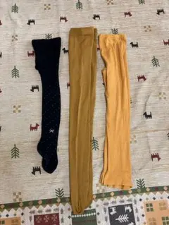 キッズ　タイツとスパッツのセット