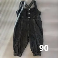 デニムサロペット 90cm micorrid softcheese しまむら