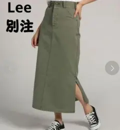 Lee別注　イーハイフンワールドギャラリー　レースアップスカート ハイウエストのサムネイル