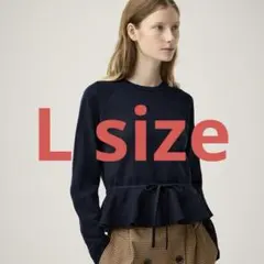 新品★ペプラムニットプルオーバー　rokh