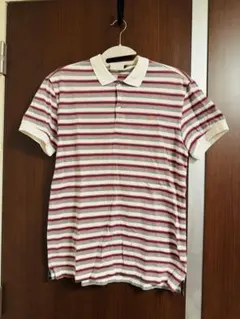jリンドバーグメンズ ポロシャツ ボーダー柄 Mのサムネイル