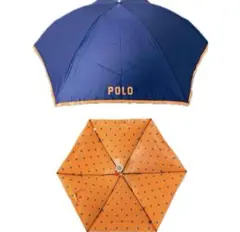 新品★ ポロラルフローレン　裏側ポロベア　婦人折り畳み傘　晴雨兼用