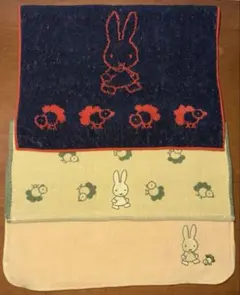 【新品未使用】miffy ミッフィー タオルハンカチ 3枚セットのサムネイル