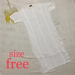 【アパートバイローリーズ】ワンピース ロング レース フェミニン シンプル 半袖