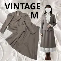 日本製 昭和レトロ ヴィンテージ セットアップ ショート丈ジャケット 80s
