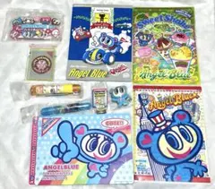【当時物】エンジェルブルー ステッカー&グッズセット まとめ売り