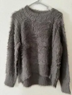 ラウンドヘムシャギ KNIT モカ　シールームリンのサムネイル