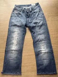 DIESEL LEVAN W32 L32 ダメージデニム