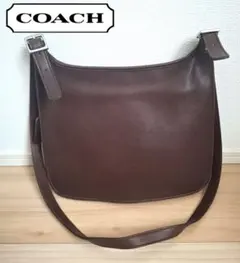 オールドコーチ レザーショルダー ブラウン