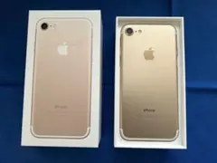 ②Apple iPhone 7 32GB ローズゴールド 箱付き