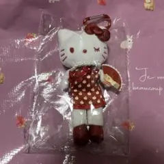 ハローキティ 足長 ドット柄 チャイナドレス