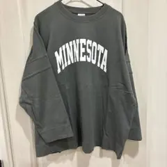 Champion MINNESOTAカットソー Lサイズ グレー