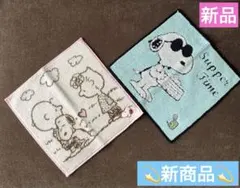PEANUTS★SNOOPYタオルハンカチ男女兼用新品1枚コットン製スヌーピーのサムネイル