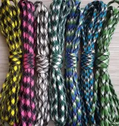 Ck 3m×7パラコード4ミリ7芯 ハンドメイド クラフト 編み物 ロープ編み