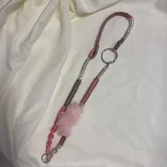 ピンク系　スマホショルダーストラップ