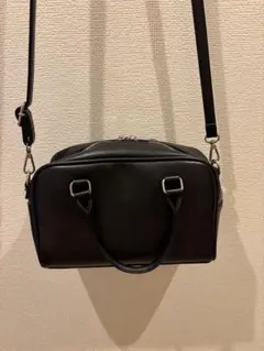 2WAYボストンバッグ　BLACK