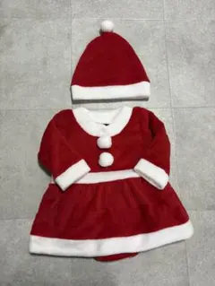 赤いサンタコスチュームロンパース 70-80cm