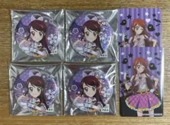 アイカツ　アトレ　秋葉原　缶バッジ　紫吹蘭　特典　カード