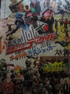 劇場版 仮面ライダー ディケイドB1サイズ特大 ポスター　　入手困難非売品グッズ 劇場版 仮面ライダー ディケイドB1サイズ特大 ポスター 入手困難非売品