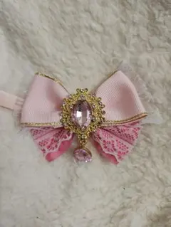 ぬい服用　キラキラパーツ付き　リボンチョーカー　ちびぐるみ　ちびぬい　他
