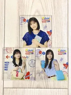 匿名配送 乃木坂46 真夏の全国ツアーCAFE アクリルコースター 3個セット