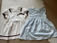 【美品】ベビーワンピース　80cm 2枚セット