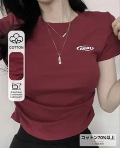 SHEIN 赤 Tシャツ Mサイズ