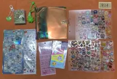 シール帳　ミニシール帳　完成品　キーホルダー付き　シール　ステッカー　まとめ売り