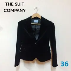THE SUIT COMPANY ブラック テーラードジャケット 36（S相当）