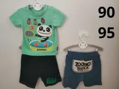 ⭐ズーミック⭐セットアップ　半袖　半ズボン　パンダ　くま　金魚