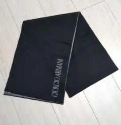 ジョルジョアルマーニ　マフラー　黒