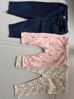ベビー服 パンツセット 3点　プティマイン　babygap
