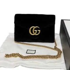 ■極美品■GUCCI ショルダーバッグ　パドロック　黒　レザー　パール □極美品□GUCCI ショルダーバッグ パドロック 黒 レザー パール