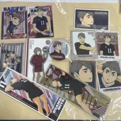 ハイキュー‼︎ 宮治 シール ステッカー カード 缶バッジ